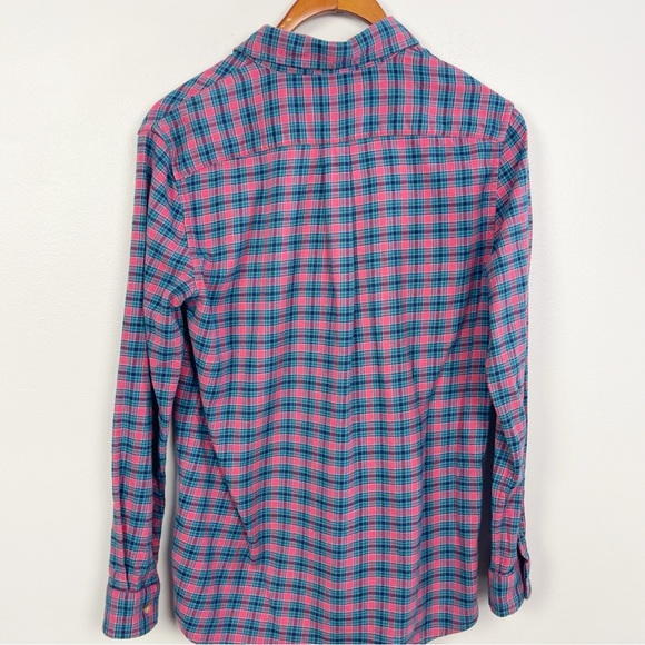 Vineyard Vines Plaid Button-Down Shirt – Pink & Blue | Size L - Picture 5 of 6
